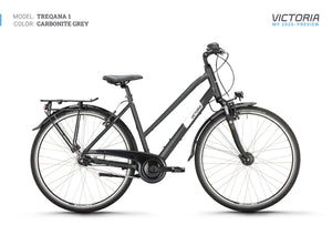 Victoria trekkingfiets treqana 1 (#1) wheel treqana 1 28 50 trap. 7gg carb. grey