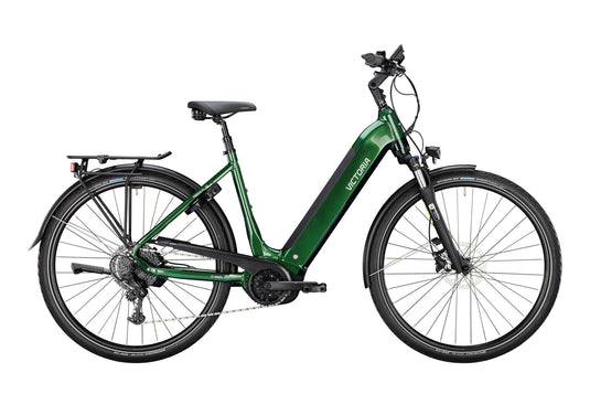 Victoria elektrische trekkingfiets tresalo 12 (#1) ebike vict. tresalo 12 28 44 9sp wave green