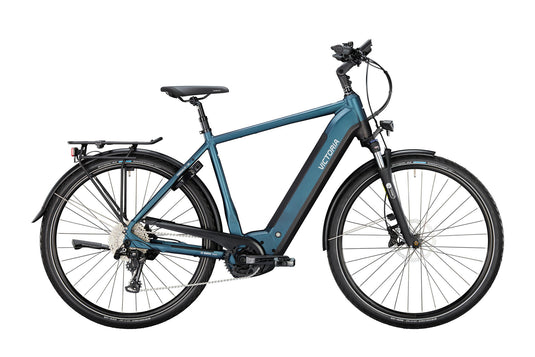 Victoria elektrische trekkingfiets tresalo 14 mod. 24 ebike vict.tres. 14 28 55 diam. 10sp dark night