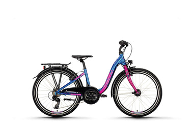 Victoria jeugdfiets eqola 2 mod. 24 bike vict.eqola 2 24 34 low entry 21sp car.blue