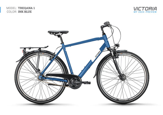 Victoria trekkingfiets treqana 1 mod. 24 bike vict.treqana 1 28 58 diam. 7sp ink blue