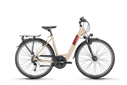 Victoria trekkingfiets treqana 2 mod. 24 bike vict.treqana 2 28 46 wave 24sp grey beige