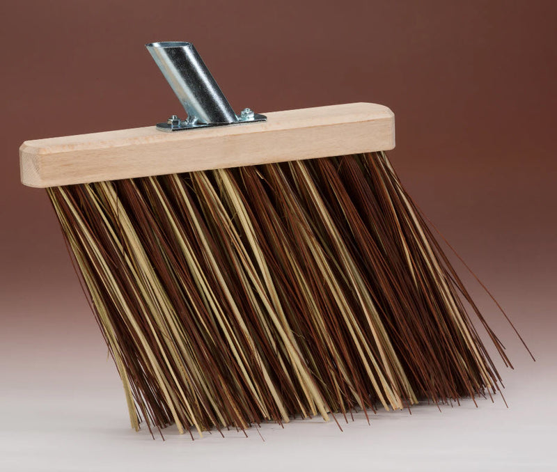 Load image into Gallery viewer, Gootbezem 28cm bahiastalks met steelhouder fsc 100
