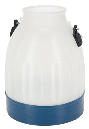 Kerbl producten melkemmer semi transparant blauw 30 liter