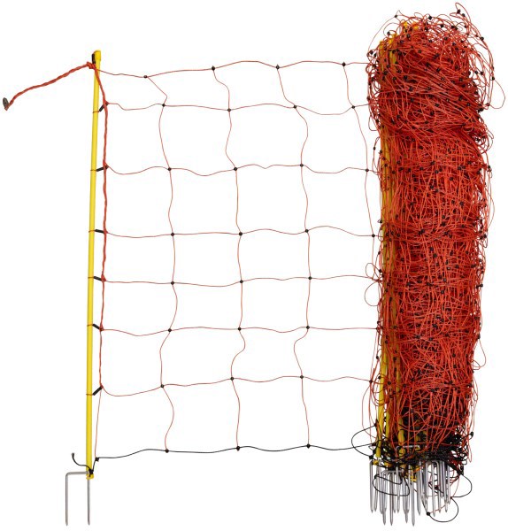 Afbeelding laden in galerijviewer, Ako producten schapennet classic oranje 90cm dubbele pen
