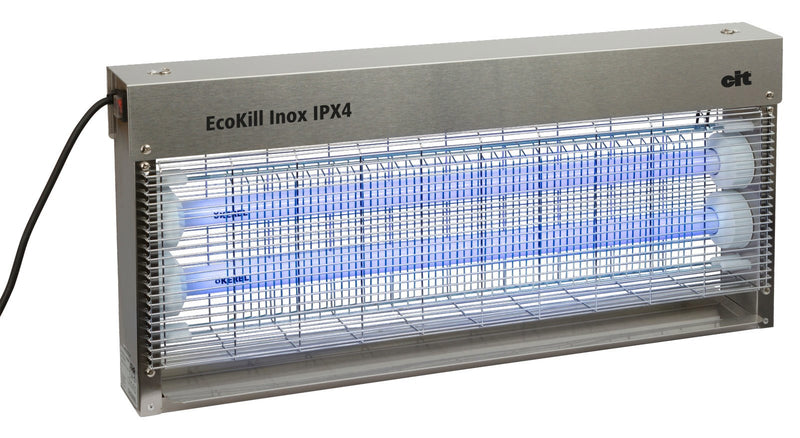 Load image into Gallery viewer, Ecokill elektr vliegenkast inox ipx4 2 x 20w
