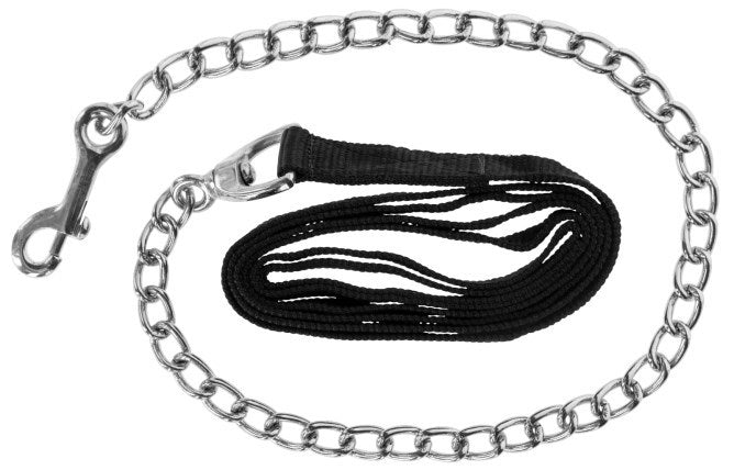 Load image into Gallery viewer, Voorbrenglijn met ketting 250cm zwart
