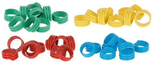 Producten kippenringen 16mm rood 20 stuks