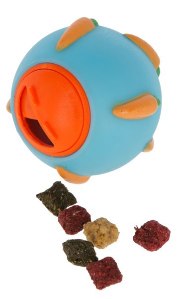 Load image into Gallery viewer, Snackbal voor knaagdieren blauw
