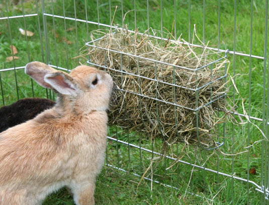 Kerbl producten hooiruif van metaal 25x17cm verzinkt om op te hangen