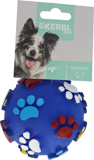 Load image into Gallery viewer, Vinyl bal met pootafdruk 10 cm m pieper op kleur gesorteerd
