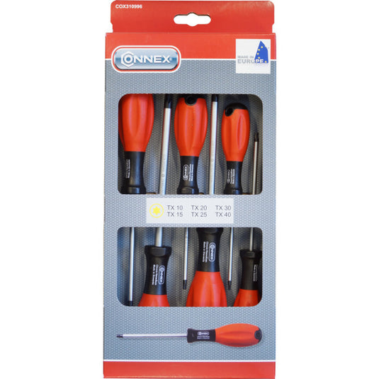 Connex schroevendraaier torx set 6 delig