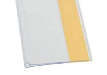 Producten prijsstrip 988 x 38mm plakmodel transparant