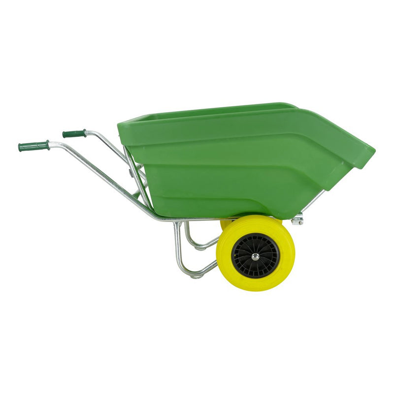 Laden Sie das Bild in Galerie -Viewer, Fort producten kiep kruiwagen f s 300l groen 2 nml wiel

