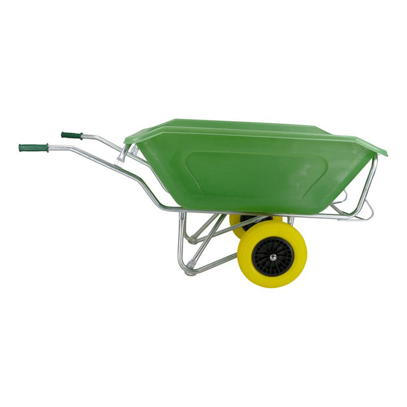 Laden Sie das Bild in Galerie -Viewer, Fort producten kruiwagen f s 350l groen verz onderstel 2 nmlwiel
