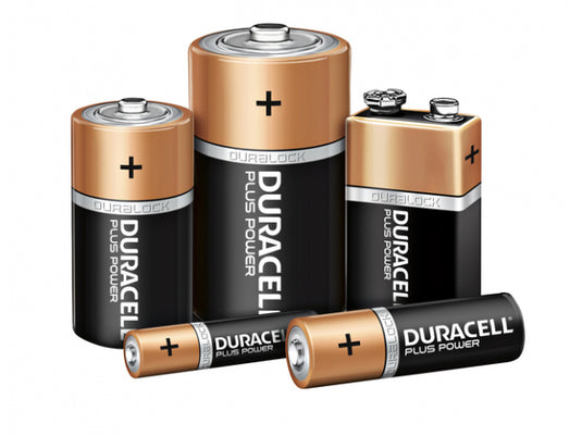 Duracell plus alkaline 100% 9v 6lr61 per stuk