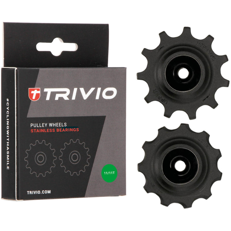 Load image into Gallery viewer, Trivio - derailleurwieltjes 11 11t stainless lagers
