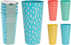 Excellent houseware bekerset 4-delig 400ml kunststof met print
