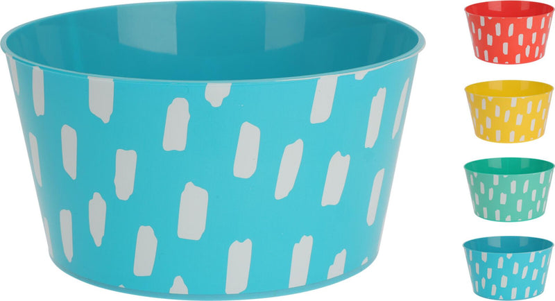 Afbeelding laden in galerijviewer, Excellent houseware schalenset 4-delig 750ml kunststof met print
