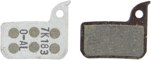 Sram schijfremblokken disc br.pad organic, alu plate,20 pairs