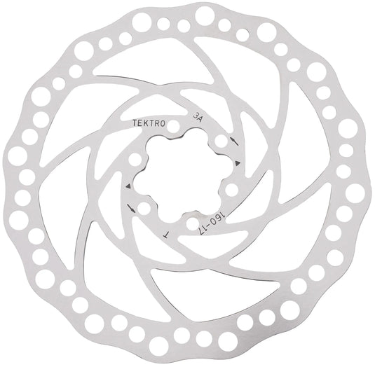 Tektro remschijf tr-17 brake rotors f.hd- t390 160mmx2.3mm 6-hole