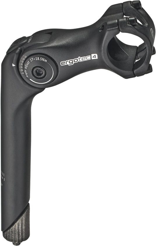 Ergotec stuurpen octopus 2 verstelbaar 25.4mm 90mm matzwart