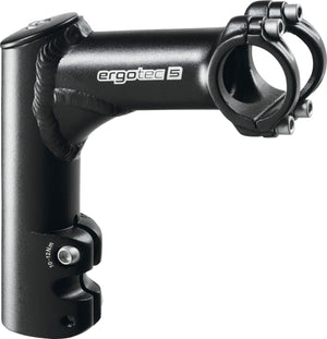 Ergotec stuurpen comfi ahead stem comfi 15° 25,4 120 mm black