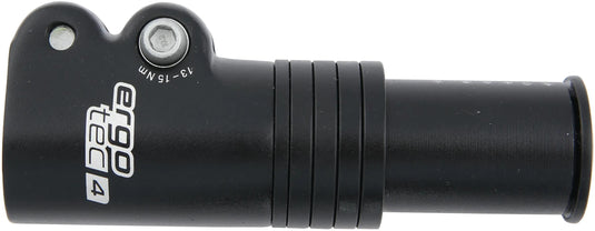 Stuurpen verlenger Ergotec Ahead 3 - 1-1 8 AL6061 T6 - zwart gezandstraald