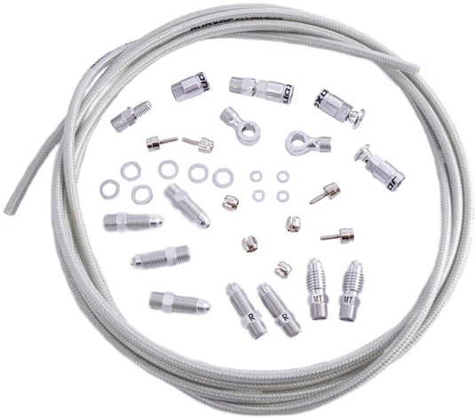 Quaxar bremsleitungs-kit sherman br. line kit sherman silver 3000mm