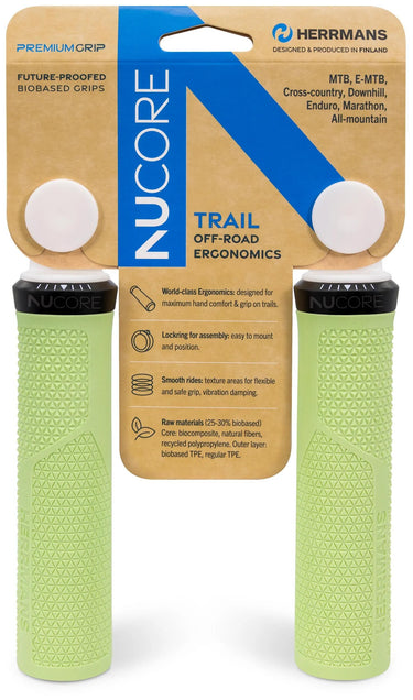 Herrmans handvat nucore trail grip herrman.nucore trail 130mm peak peppermint