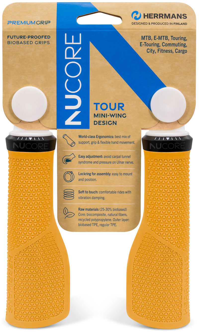 Load image into Gallery viewer, Herrmans handvat nucore tour grip herramns nucore tour 130mm peak amber
