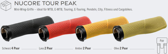 Herrmans nucore tour handvat grips tour peak starter package