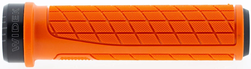 Load image into Gallery viewer, Widek handvatset the flow alu lock-ring zwart oranje
