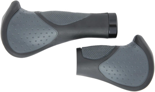Ergotec handvatset frisco2 140 95mm zwart grijs