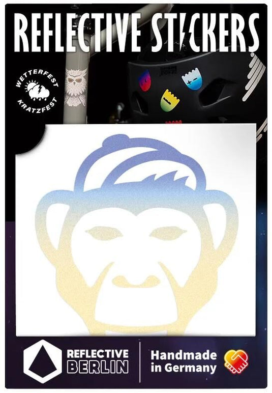 Reflective berlin reflexaufkleber decals ref.sticker ref.berlin monkey summer