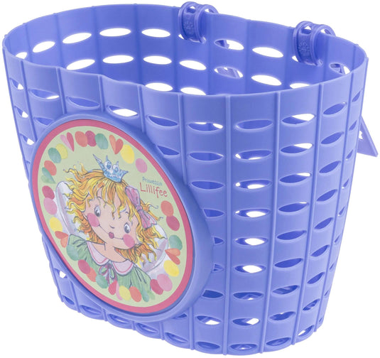 Bike fashion kids baskets princess li lifee plastic purple