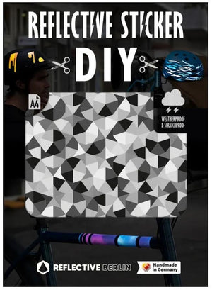 Reflective berlin reflex-sticker diy reflective sticker diy sh sticker kites darts gray