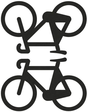 Reflective berlin reflex-sticker decals refl.strip refl.berlin decals bike black