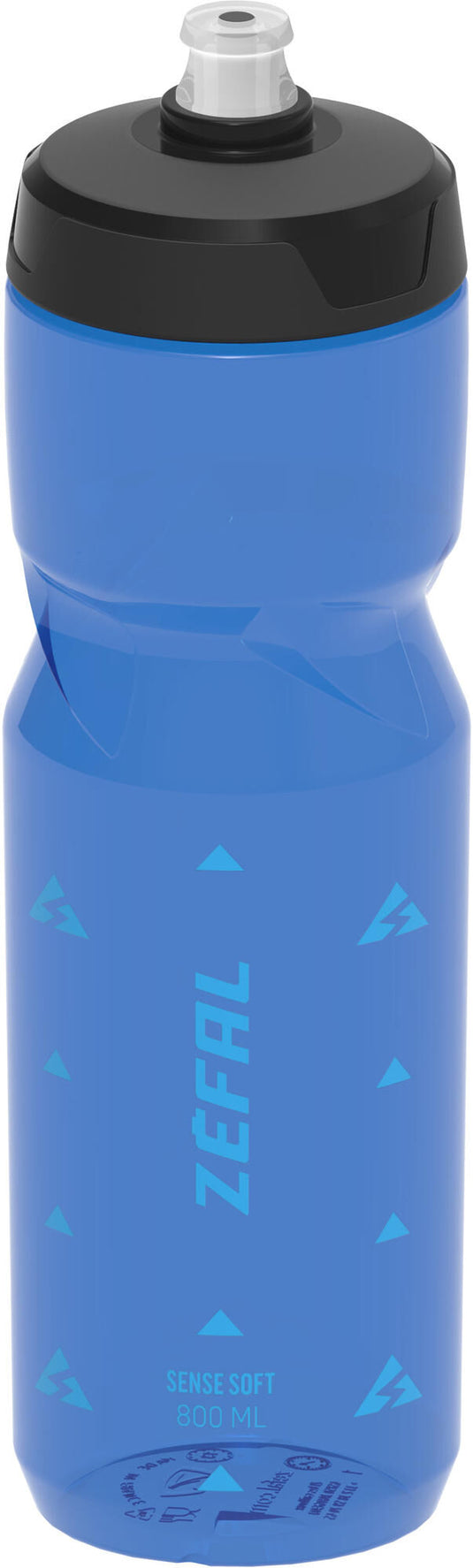 Zéfal bidon sense soft bottle sense soft 800ml trans blue
