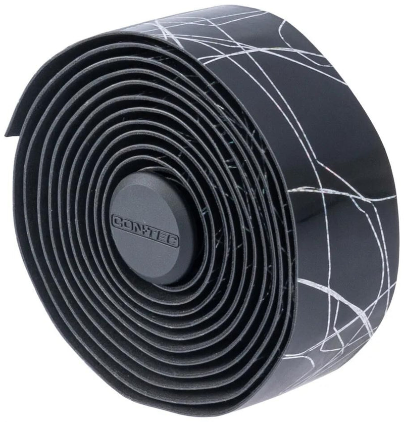 Load image into Gallery viewer, Contec lenkerband comfort.tacky ct bar tape comfort.tacky 200mm black metallic
