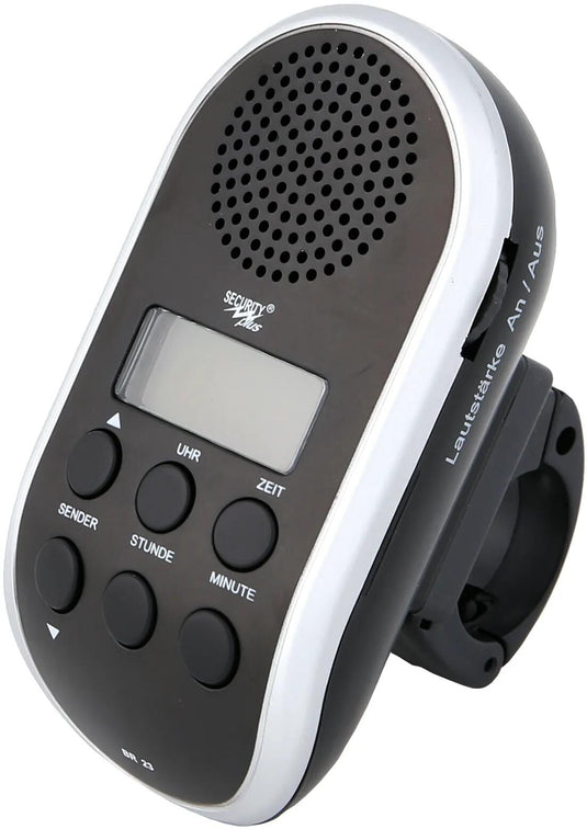 Security plus fahrradradio br23 bike radio br23 black silver