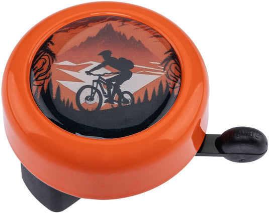 Reich fietsbel colour biker rich motif bell color biker racing orange