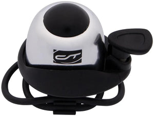 Contec fietsbel cup-a-ding ct bell cup-a-ding silver, o-ring