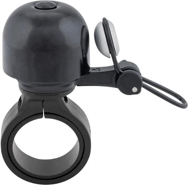 Contec fietsbel diamond bing ct mini bell diamond bing, black silver, 22.2m