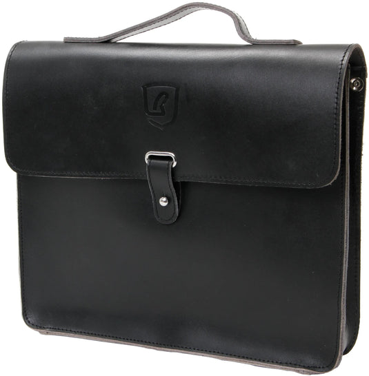 Brave classic tasche frame bag leather black
