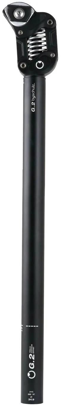 Zadelpen by,schulz g.2 st 31.6mm 350mm hard zwart
