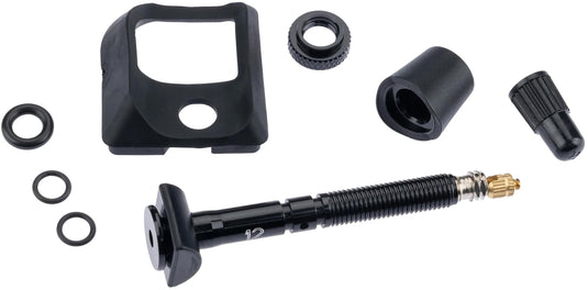 Quarq ventiel valve incl.prot. rubber synchros rim 12mm