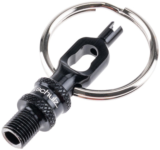 By,schulz ventieladapter v.5 valve adapter v.5 black