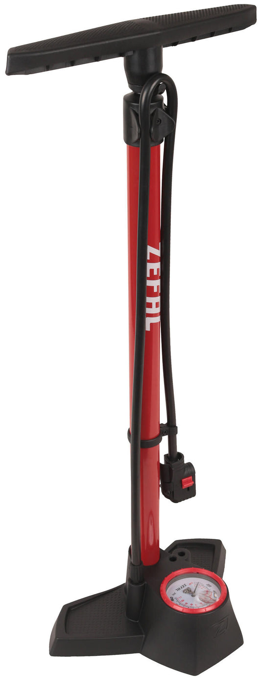 Zéfal vloerpomp profil max fp30 floor pump profil max fp 30 black red