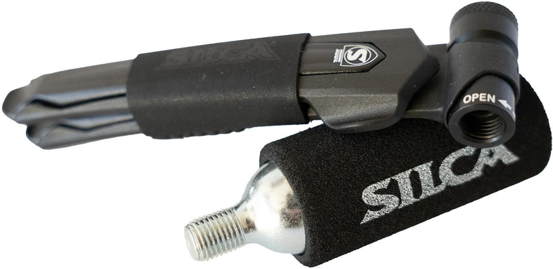 Load image into Gallery viewer, Silca reifenheber eolo levers premio co2 cartr.pump eolo levers premio black

